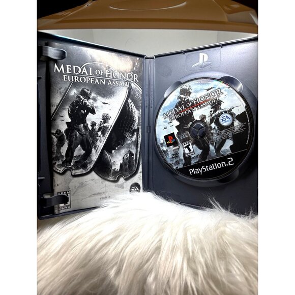 PS 2 Medal of Honor European Game Assault Teen Preowned Case & Manual Included - Picture 3 of 3